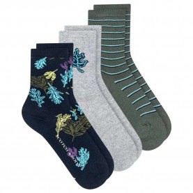 Чорапи Scotch & soda Non Terry crew socks 3 pairs - Multicolor (Navy) чорапи,детски,чорапи,scotch,&,soda,non,terry,crew,socks,3,pairs,multicolor,(navy)
