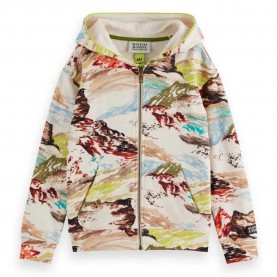 блуза,детски,блузи,scotch,&,soda,relaxed,fit,all,over,printed,full,zip,sweatshirt,beige,(mountain,eggnog,aop)