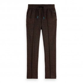 панталони,детски,панталони,scotch,&,soda,relaxed,slim,fit,yarn,dyed,knitted,pants,brown,(mustang,black,mini,check)