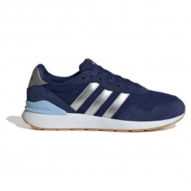 маратонки,дамски,маратонки,adidas,run,60s,4.0,trainers,dark,blue,silver,met,glow,blue,(blue)