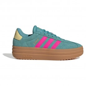 маратонки,дамски,маратонки,adidas,vl,court,bold,trainers,powder,teal,shock,pink,powder,yellow,(blue)