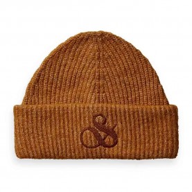 Шапка Scotch & soda Chunky Knitted beanie - Brown (Tobacco Melange) шапка,всички,шапки,scotch,&,soda,chunky,knitted,beanie,brown,(tobacco,melange)