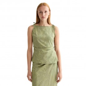 дамски,блузи,дамски,ризи,scotch,&,soda,draped,wrap,sleeveless,blouse,oil,green