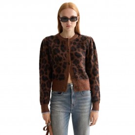 жилетка,дамски,пуловери,дамски,плетени,дрехи,scotch,&,soda,fuzzy,jacquard,cardigan,brown,(peace,leopard)