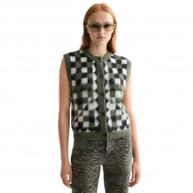 потник,дамски,пуловери,дамски,плетени,дрехи,scotch,&,soda,fuzzy,jacquard,spencer,knitted,vest,green,(thyme)