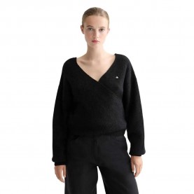 жилетка,дамски,пуловери,дамски,плетени,дрехи,scotch,&,soda,fuzzy,wrap,cardigan,black,(meteorite)