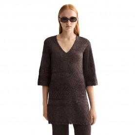 блуза,дамски,пуловери,дамски,плетени,дрехи,scotch,&,soda,metallic,pointelle,sweater,chocolate,plum,metallic