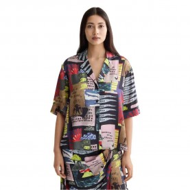 риза,с,къс,ръкав,дамски,блузи,дамски,ризи,scotch,&,soda,printed,fluid,short,sleeve,shirt,art,dept,collage,multicolor,(multicolor)