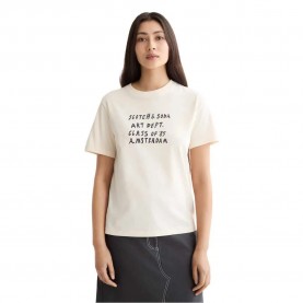 тениска,дамски,тениски,scotch,&,soda,regular,fit,chest,artwork,short,sleeve,t,shirt,eggnog,(beige)