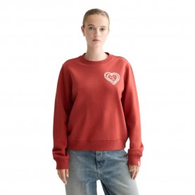 блуза,дамски,блузи,scotch,&,soda,regular,fit,chest,artwork,sweatshirt,red,(ketchup)