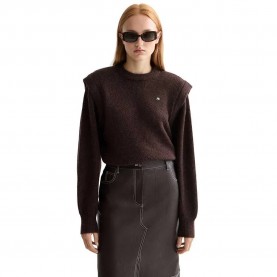 блуза,дамски,пуловери,дамски,плетени,дрехи,scotch,&,soda,shoulder,detail,sweater,chocolate,plum
