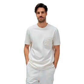 тениска,мъжки,тениски,salsa,jeans,21010256,regular,fit,t,shirt,light,pearl,v2,(white)
