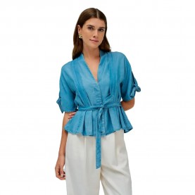 дънки,дамски,блузи,дамски,ризи,salsa,jeans,21010333,blouse,ice,bleach,(blue)
