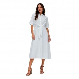 дънки,дамски,поли,и,рокли,salsa,jeans,21010429,regular,fit,midi,dress,light,pearl,v2,(white)