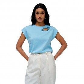 тениска,дамски,тениски,salsa,jeans,21010488,regular,fit,t,shirt,light,blue,(blue)