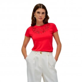 тениска,дамски,тениски,salsa,jeans,21010492,slim,fit,t,shirt,medium,red,v1,(red)