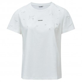 тениска,дамски,тениски,salsa,jeans,21010493,regular,fit,t,shirt,light,pearl,v2,(white)