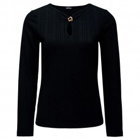 блуза,дамски,пуловери,дамски,плетени,дрехи,salsa,jeans,21010494,slim,fit,sweater,black
