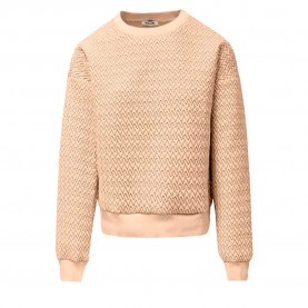 блуза,дамски,блузи,salsa,jeans,21010586,regular,fit,sweatshirt,dark,beige,v1,(beige)