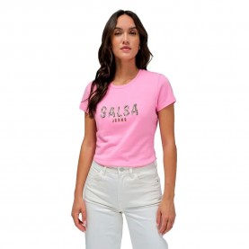 тениска,дамски,тениски,salsa,jeans,branding,crystal,and,beads,slim,fit,t,shirt,medium,pink,v3,(pink)