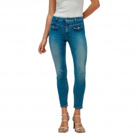 дънки,дамски,панталони,salsa,jeans,destiny,push,up,cropped,skinny,fit,jeans,medium,light,(blue)