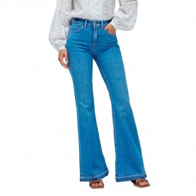 дънки,дамски,панталони,salsa,jeans,faith,crack,push,in,flare,fit,jeans,light,wash,(blue)