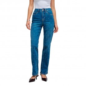 дънки,дамски,панталони,salsa,jeans,faith,sparkles,push,in,straight,fit,jeans,medium,wash