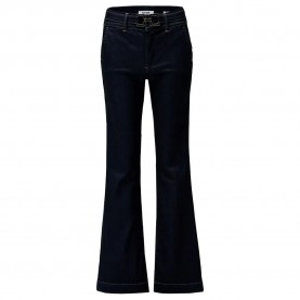 дънки,дамски,панталони,salsa,jeans,secret,push,in,flare,fit,chino,pants,dark,wash,(blue)