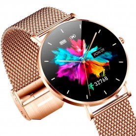 часовници,manta,alexa,smartwatch,golden,(gold,pink)