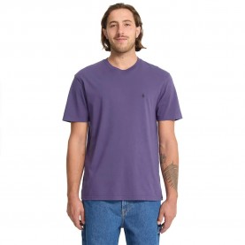 тениска,мъжки,тениски,дамски,тениски,volcom,solid,stone,emb,short,sleeve,t,shirt,purple,(dark,purple)