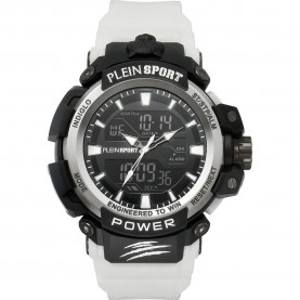 часовник,часовници,philipp,plein,sport,combat,power,50,mm,watch,white,(silver)