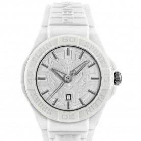 часовник,часовници,philipp,plein,sport,new,fearless,watch,white,(silver)