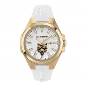 часовник,часовници,philipp,plein,sport,tigermaster,watch,white,(golden)