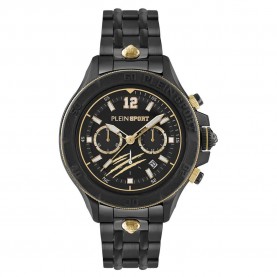 часовник,часовници,philipp,plein,sport,warrior,tech,watch,black,gold,(silver)