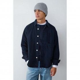 Balmohk Denim overshirt - Blue (Black / Blue Black Denim) мъжки,якета,balmohk,denim,overshirt,blue,(black,blue,black,denim)