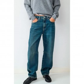 Дънки Balmohk Tappered Fit Roma jeans - Blue (Turquoise / Vintage Dark Blue Denim) дънки,дамски,панталони,balmohk,tappered,fit,roma,jeans,blue,(turquoise,vintage,dark,blue,denim)