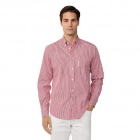 риза,с,дълъг,ръкав,мъжки,ризи,façonnable,bengal,stop,long,sleeve,shirt,berry,red
