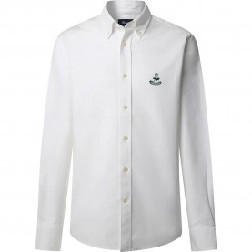 риза,с,дълъг,ръкав,мъжки,ризи,façonnable,bird,yale,oxford,long,sleeve,shirt,white