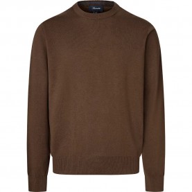 блуза,мъжки,пуловери,façonnable,cosilk,sweater,brown,(mud,brown)