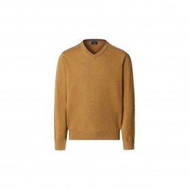 блуза,мъжки,пуловери,façonnable,cosilk,v,neck,sweater,brown,(tobacco,brown)