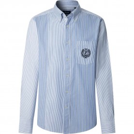 риза,с,дълъг,ръкав,мъжки,ризи,façonnable,oxfrd,stop,patch,long,sleeve,shirt,pop,blue,(blue)