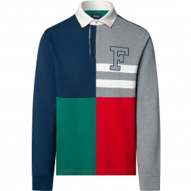 мъжки,блузи,с,яка,façonnable,rugby,patch,f,long,sleeve,polo,marl,grey,(multicolor)
