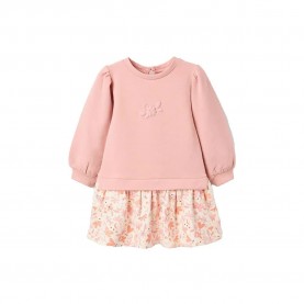 Рокля Zippy 3107459801 long sleeve dress - Pink (White) рокля,дамски,поли,и,рокли,zippy,3107459801,long,sleeve,dress,pink,(white)