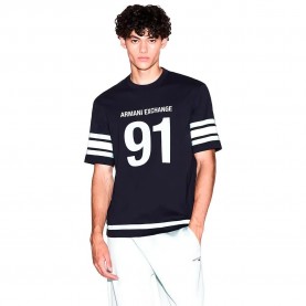тениска,мъжки,тениски,armani,exchange,xm001852,af10361,short,sleeve,t,shirt,deep,navy,(black)
