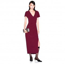 Рокля Armani exchange XW000665_AF10872 dress - Purple (Groove) рокля,дамски,поли,и,рокли,armani,exchange,xw000665,af10872,dress,purple,(groove)