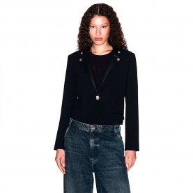 Сако Armani exchange XW000676_AF16149 blazer - Black (Black) сако,дамски,сака,armani,exchange,xw000676,af16149,blazer,black,(black)