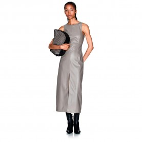 Рокля Armani exchange XW000674_AF16106 dress - Grey (Brown Bass) рокля,дамски,поли,и,рокли,armani,exchange,xw000674,af16106,dress,grey,(brown,bass)
