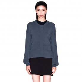 жилетка,дамски,пуловери,дамски,плетени,дрехи,armani,exchange,xw000762,af10352,cardigan,blue,(chill,steel)