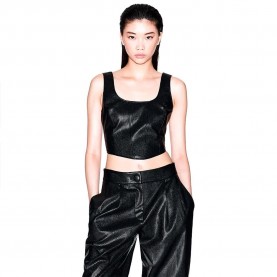 Armani exchange XW001260_AF16199 Top - Black (Black) дамски,топове,armani,exchange,xw001260,af16199,top,black,(black)