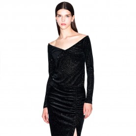 Блуза Armani exchange XW001296_AF16143 sweater - Black (Black / Silver Lurex) блуза,мъжки,пуловери,дамски,пуловери,armani,exchange,xw001296,af16143,sweater,black,(black,silver,lurex)